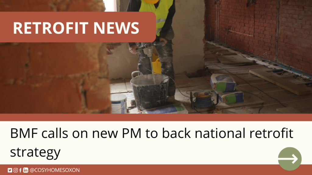 BMF calls on new PM to back national retrofit strategy