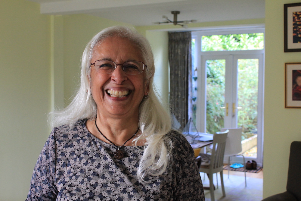 Photo of Nilam in her home, Paddox Estate, North Oxford
