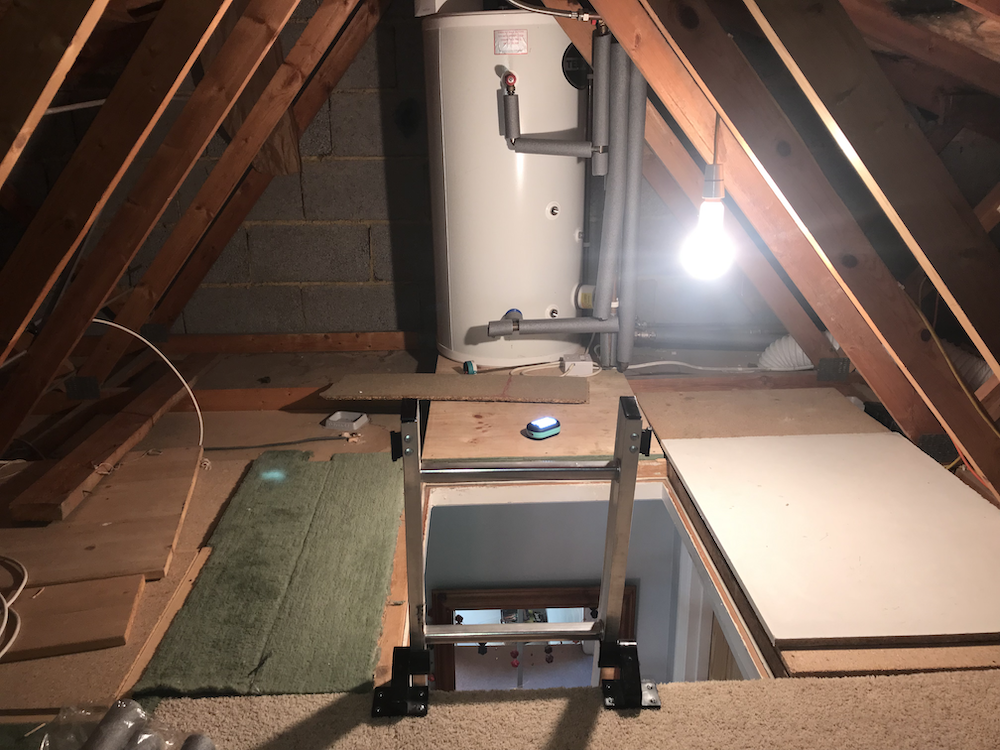 Loft insulated and borded