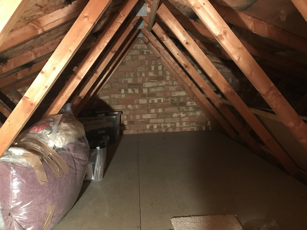 Loft insulated and borded