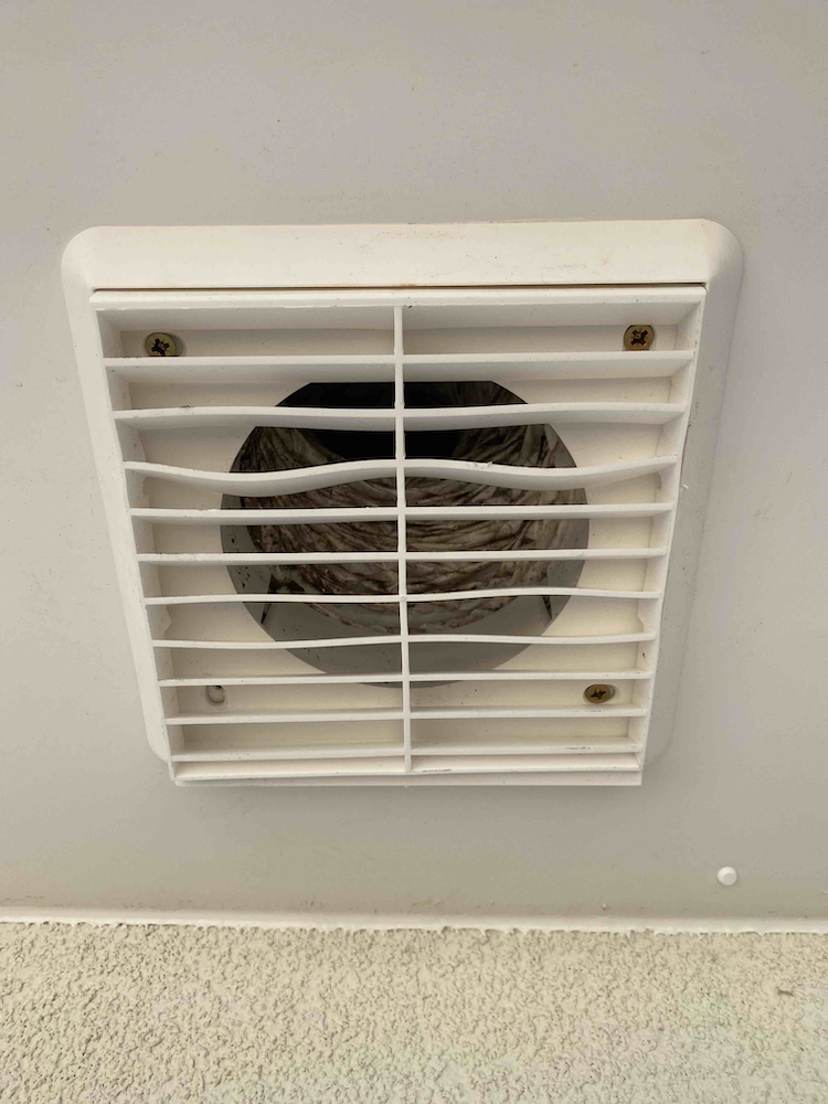 New vent fitted