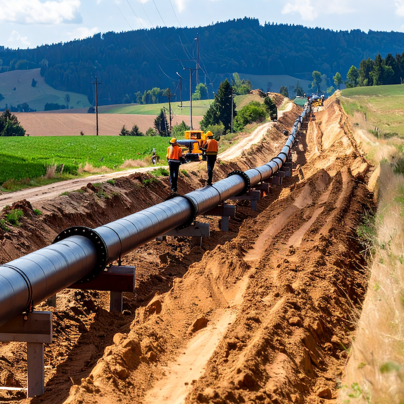 Flipping the script - gas pipeline