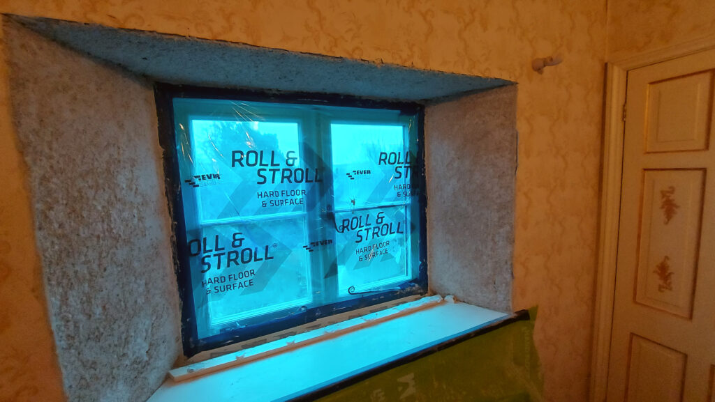 New window casement, Sandys House, Chadlington